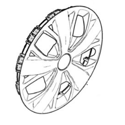 Wheel trim 16" Citroën Jumper 3