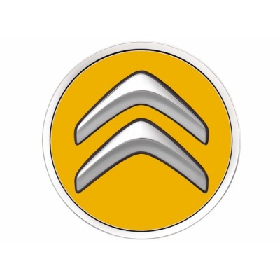 Sada 4 ks středových krytek Citroën - žluté PEGASE