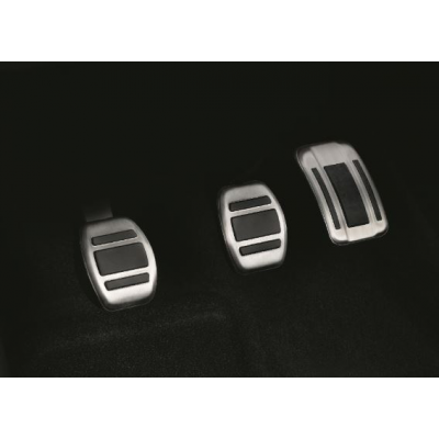 Súprava hliníkových pedálov pre MANUÁLNOU prevodovku Citroën, DS Automobiles, Opel