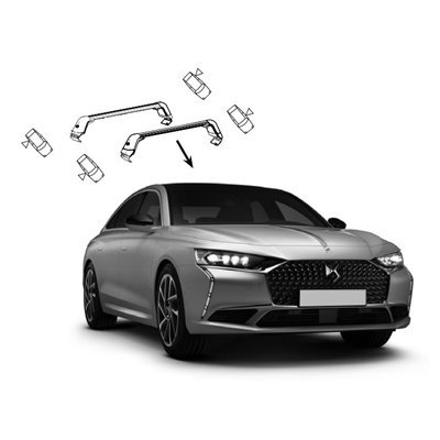 DS 9 roof racks for vehicles without longitudinal bars