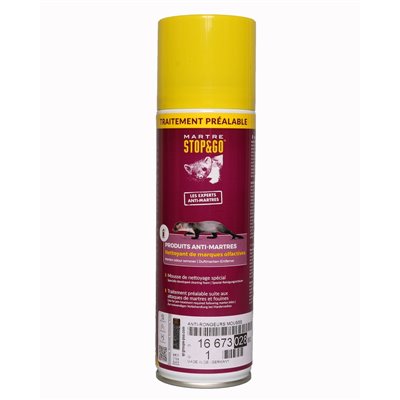 Odour removal cleaning foam