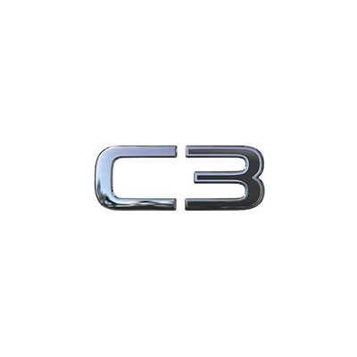 Badge "C3" hinten Citroën C3