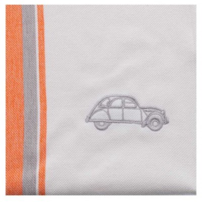 Bavlnená taška Citroën 2CV oranžová a šedá