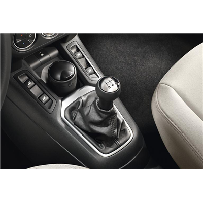 Gear lever knob BVM5 black leather and aluminium Citroën, DS, Opel
