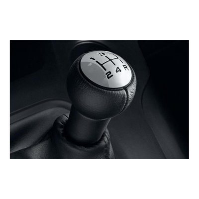 Gear lever knob BVM5 black leather and aluminium Citroën, DS, Opel