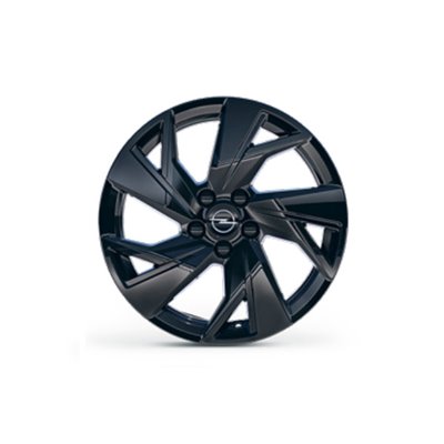 Set of 4 alloy wheels KADET BLACK 17" Opel Astra L