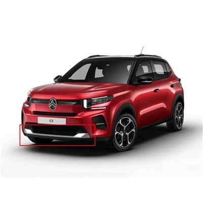 Modanatura decorativa paraurti anteriore ARGENTO Citroen C3 (CC21)