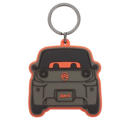 Citroën AMI Keychains – Orange and Night Sepia